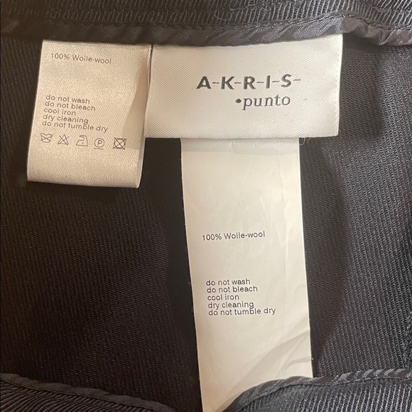 Akris Punto Navy Straight Leg Women's Pants - Picture 2 of 14